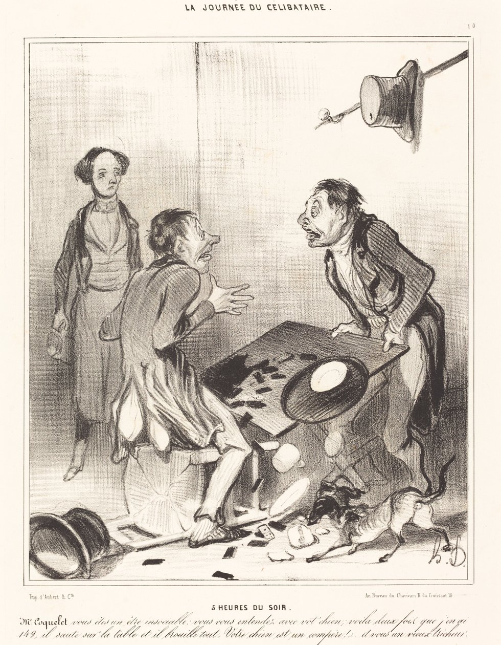 17:00 autorstwa Honoré Daumier