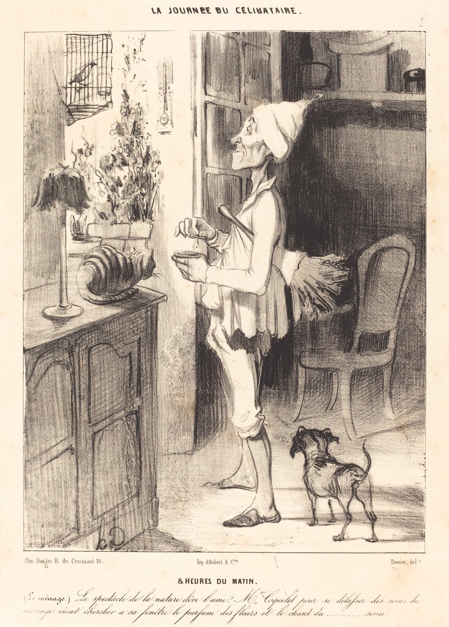 8 rano autorstwa Honoré Daumier