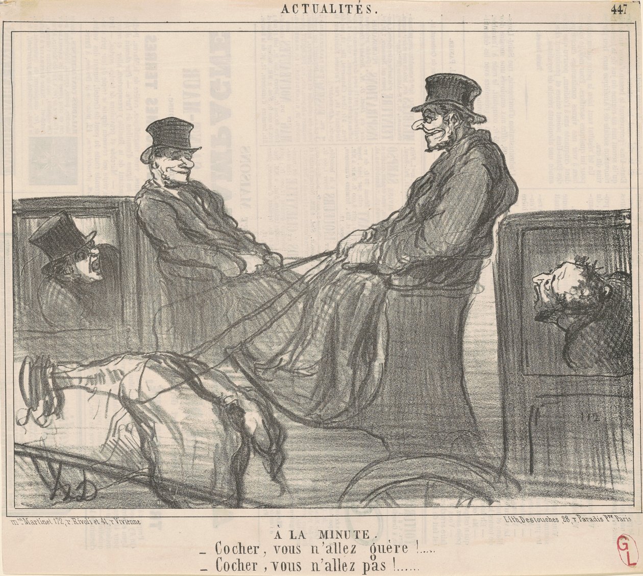 A do minut autorstwa Honoré Daumier