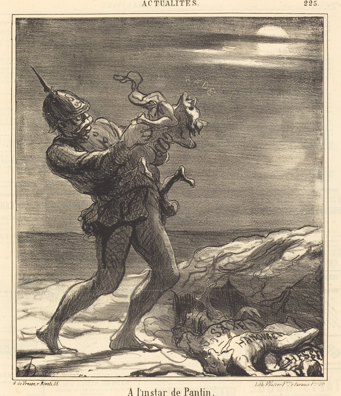 Jak Pantin autorstwa Honoré Daumier