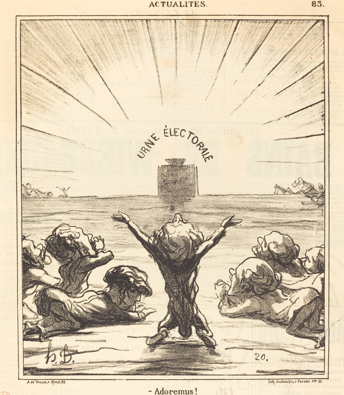 Uwielbiamy to! autorstwa Honoré Daumier