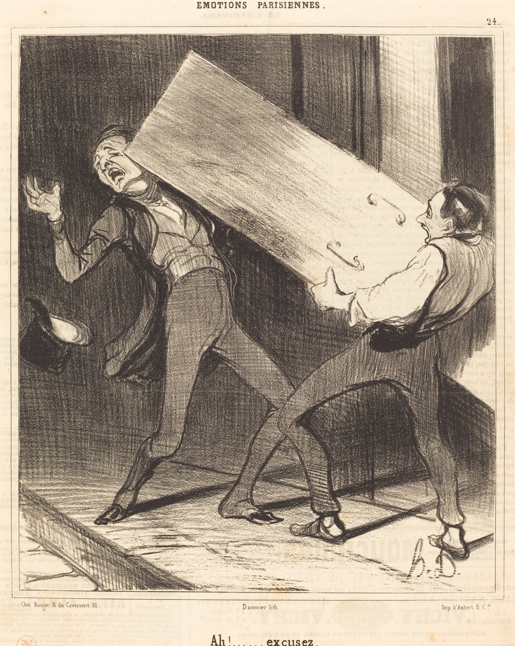 Ach! Wymówka autorstwa Honoré Daumier