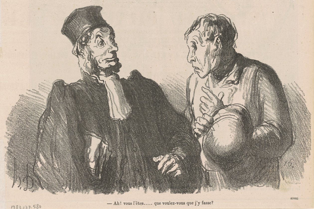 Ach! Jesteś... czego chcesz... autorstwa Honoré Daumier