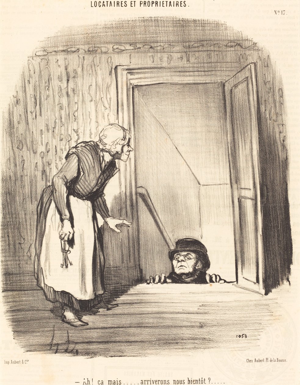 Ach! to ale... czy niedługo przyjedziemy? autorstwa Honoré Daumier