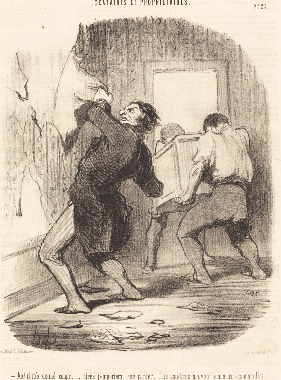 Ach! dał mi urlop... autorstwa Honoré Daumier