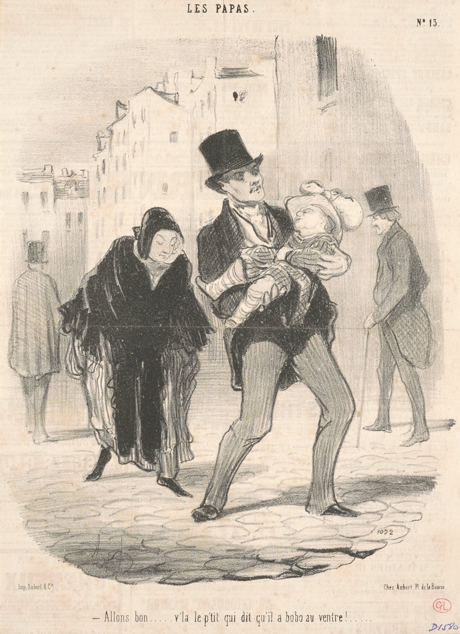 Chodź... jest taki mały, który mówi... autorstwa Honoré Daumier