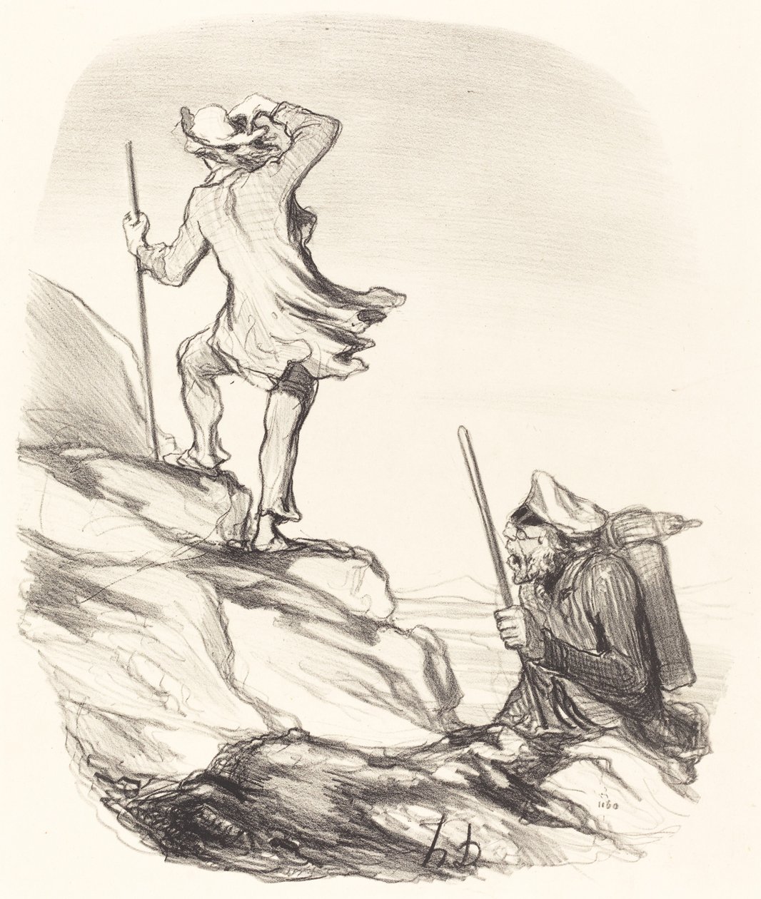 Czy widzisz cywilizowane miejsce... autorstwa Honoré Daumier