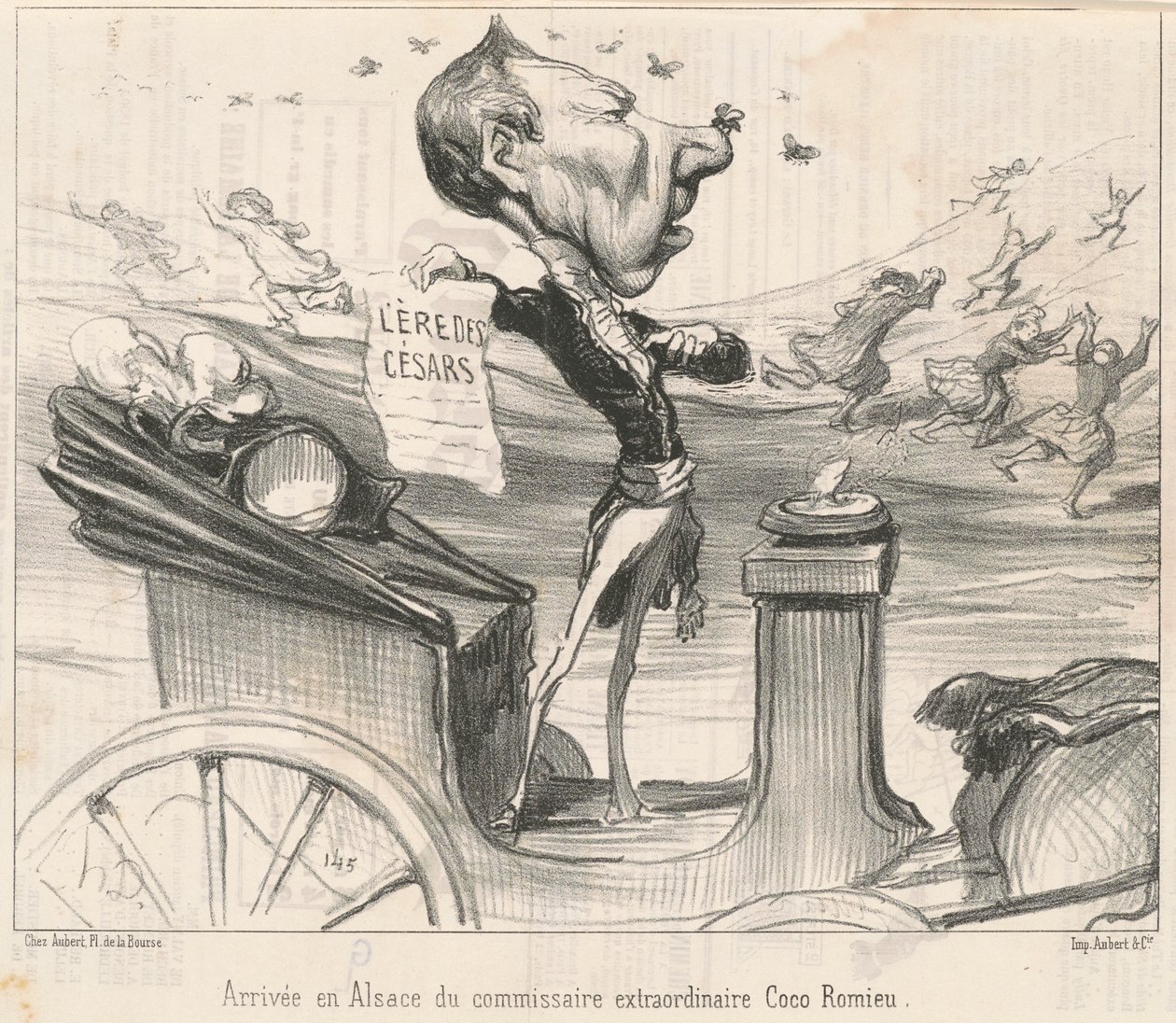 Przybycie komisarza do Alzacji ... autorstwa Honoré Daumier