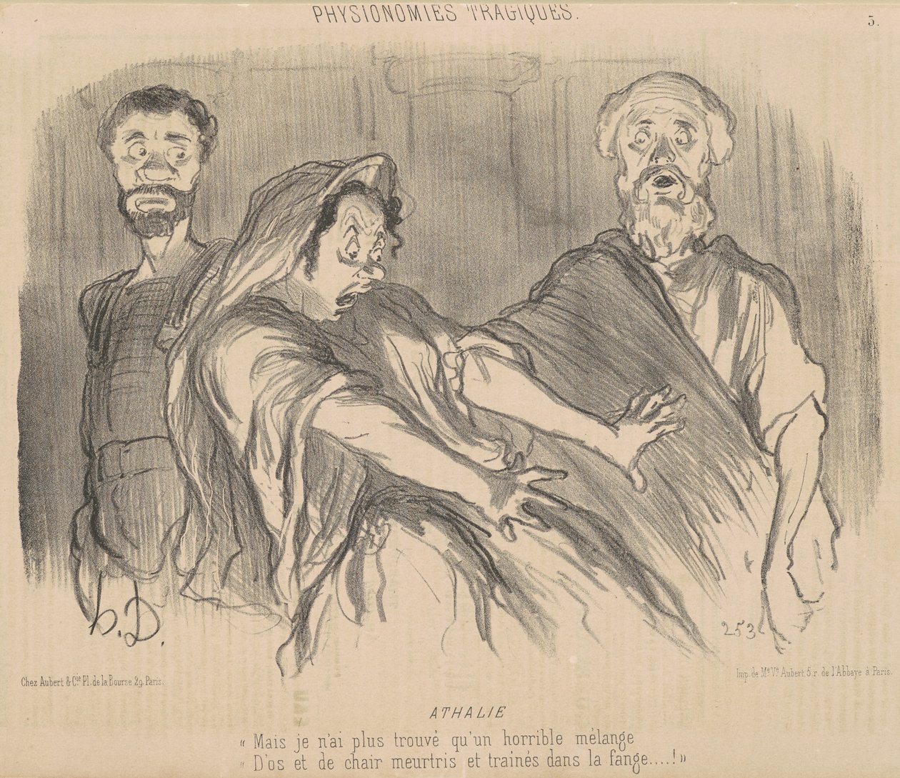Atalia autorstwa Honoré Daumier