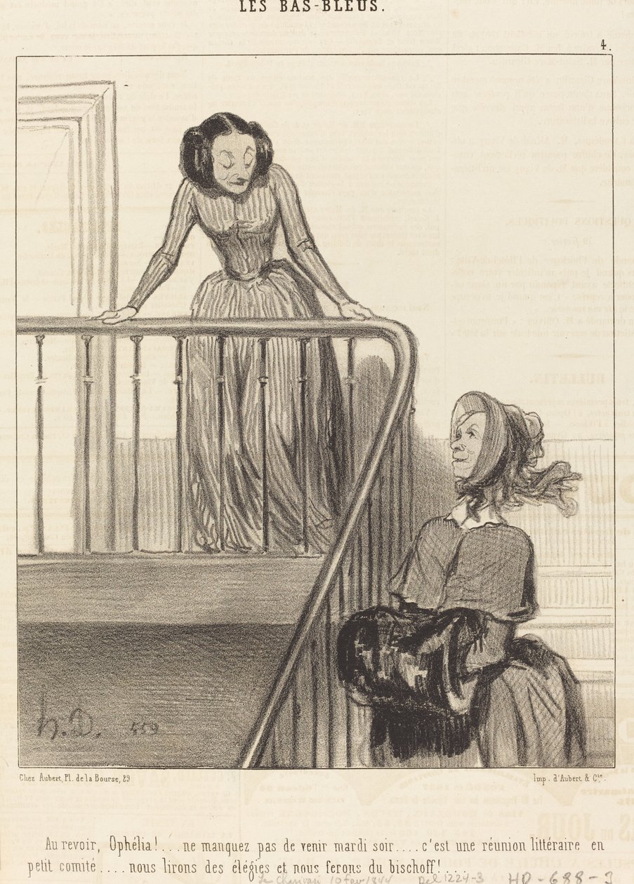 Żegnaj Ofelio!... nie przegap... autorstwa Honoré Daumier