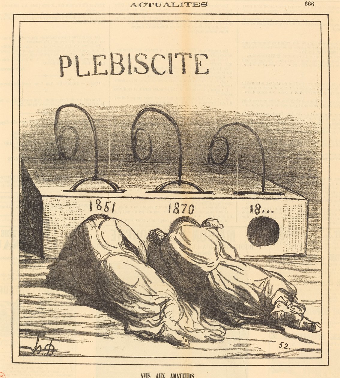 Uwaga dla amatorów autorstwa Honoré Daumier