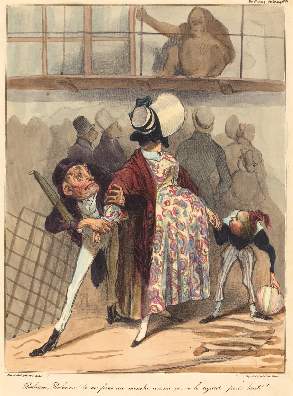 Bobonne... nie patrz na niego tak bardzo! autorstwa Honoré Daumier