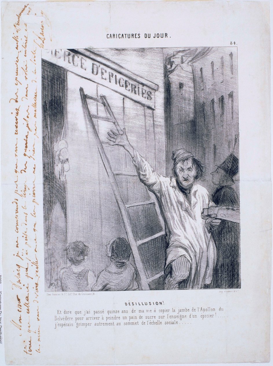Karykatury Dnia – Rozczarowanie! autorstwa Honoré Daumier