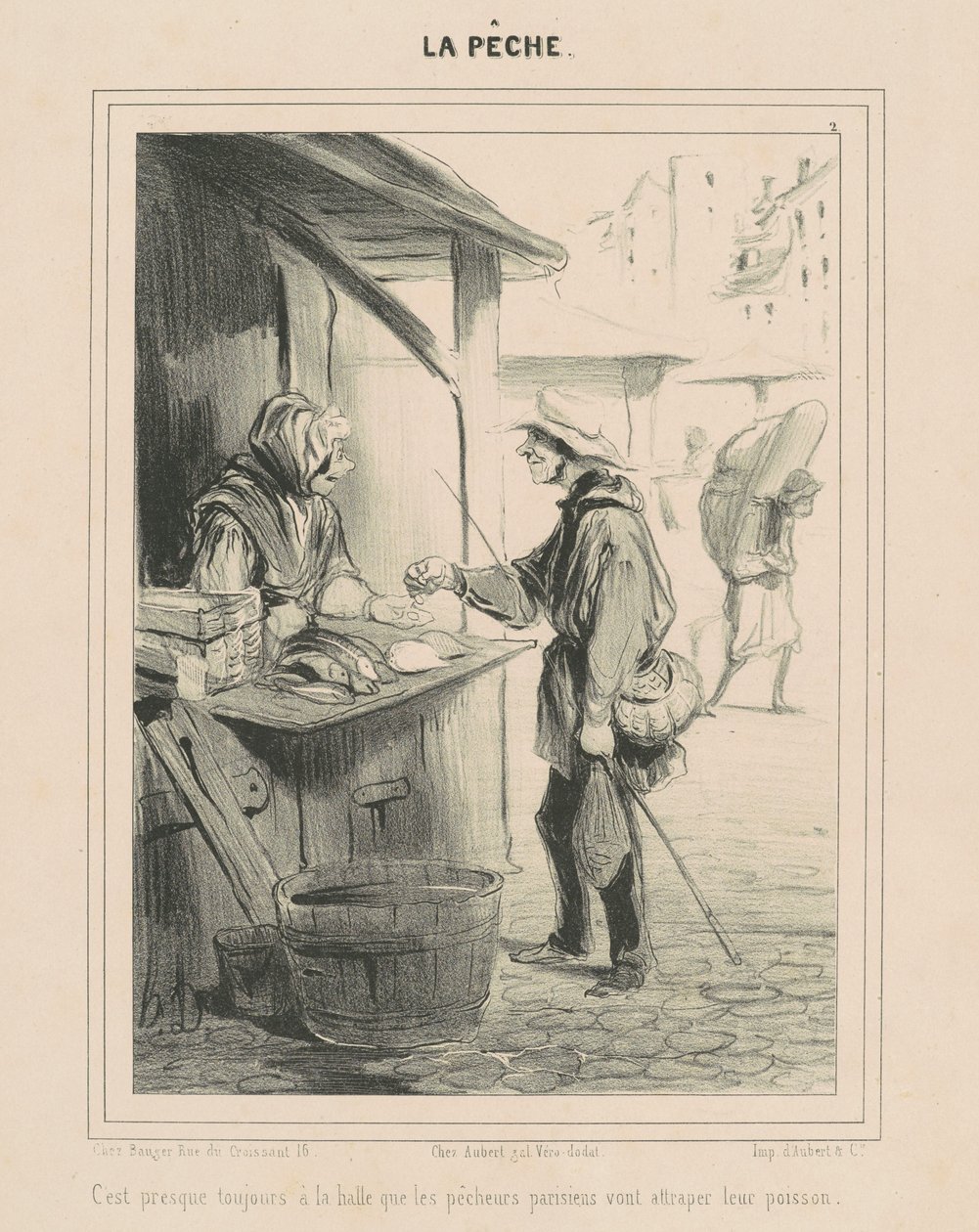 Prawie zawsze jest na korytarzu... autorstwa Honoré Daumier