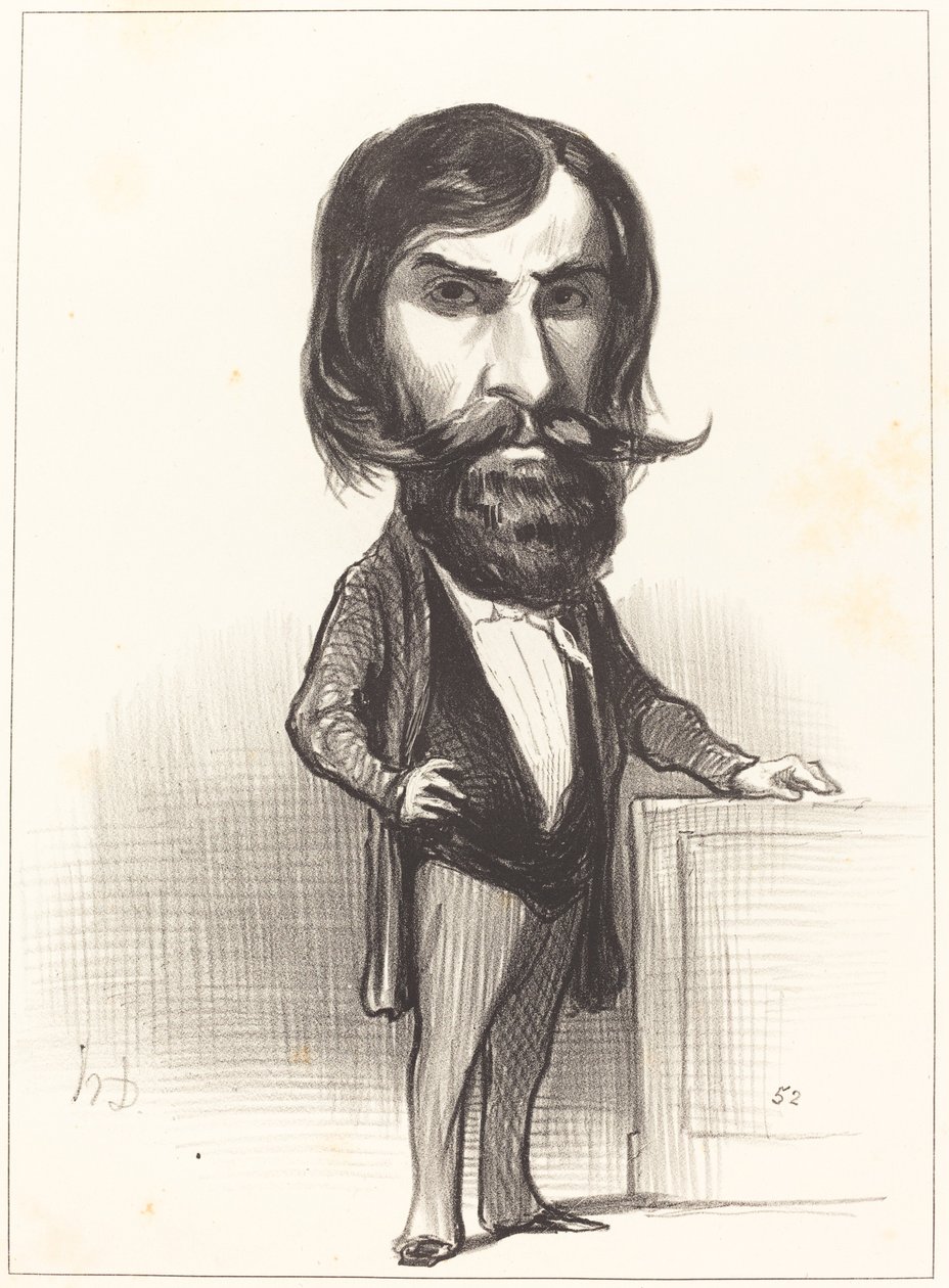 Ch. Ferdynand Gambon autorstwa Honoré Daumier