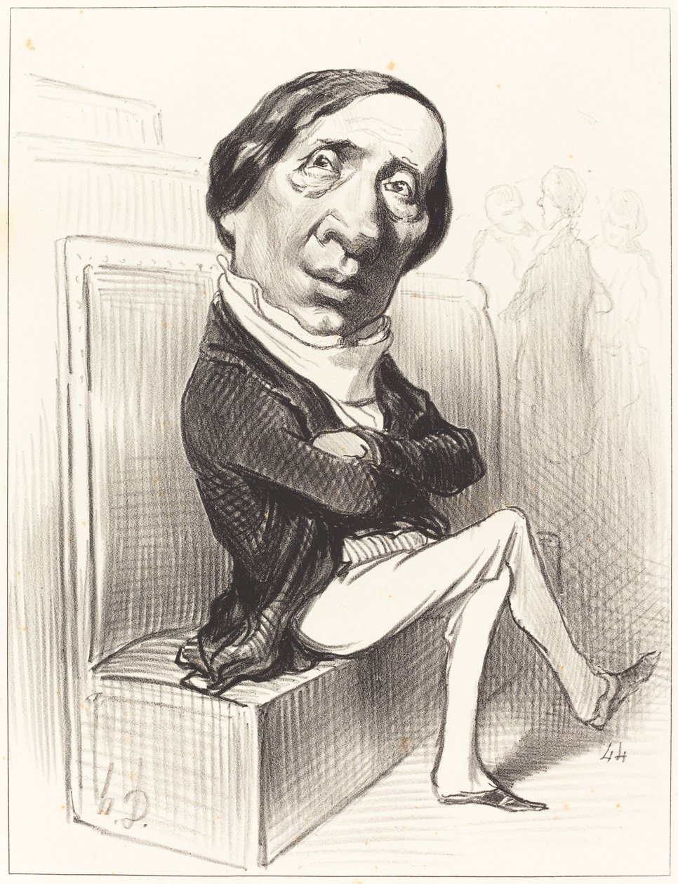 Karol Dupin autorstwa Honoré Daumier