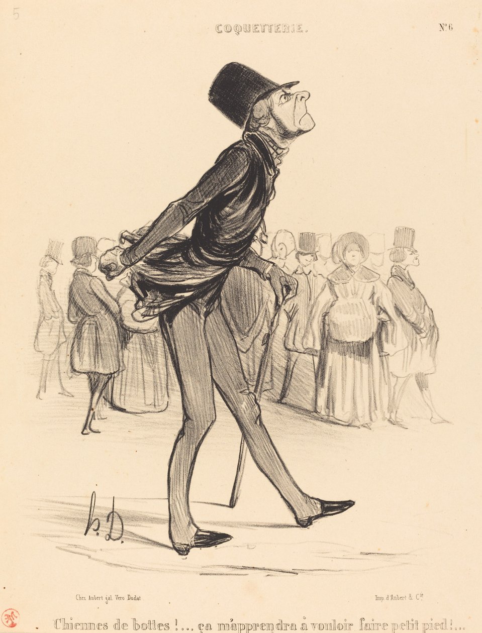 Buty suczki!... autorstwa Honoré Daumier