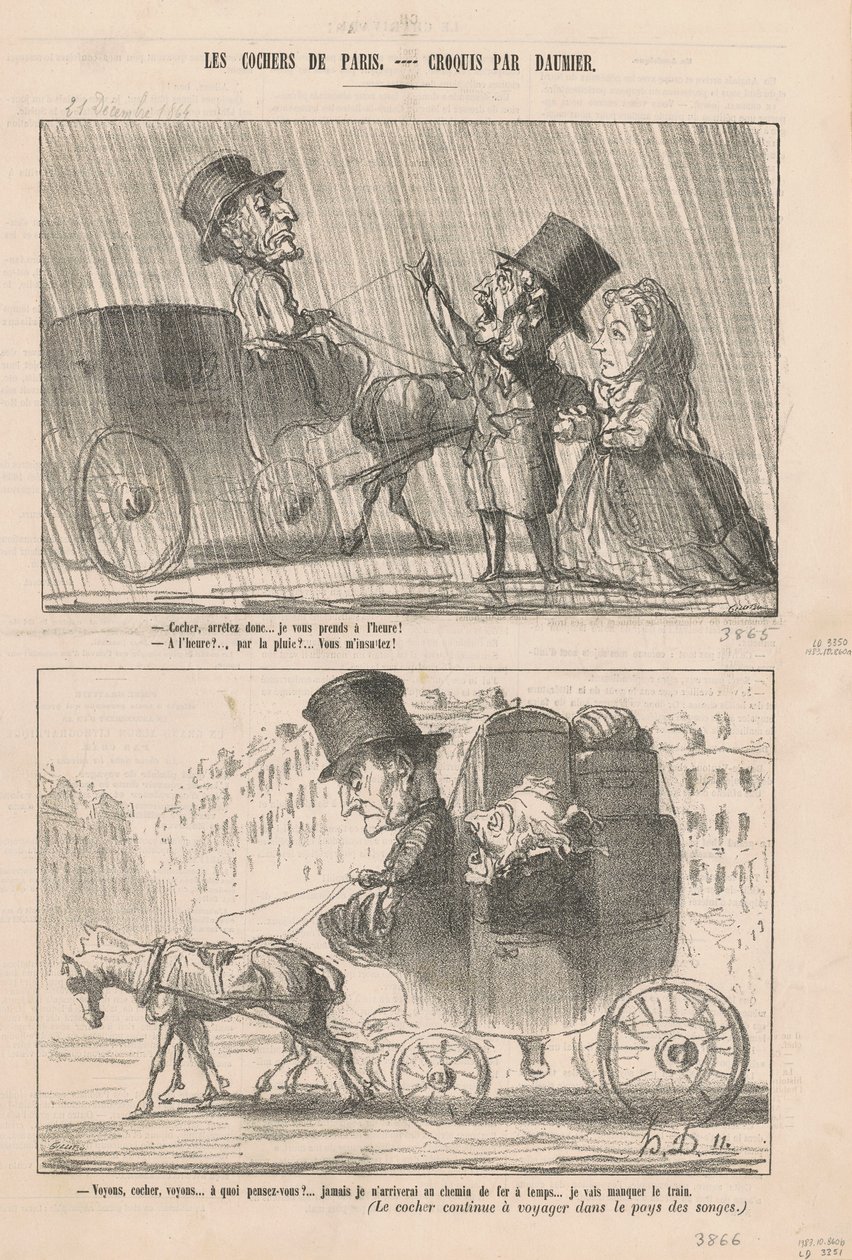 Zaznacz, więc przestań autorstwa Honoré Daumier