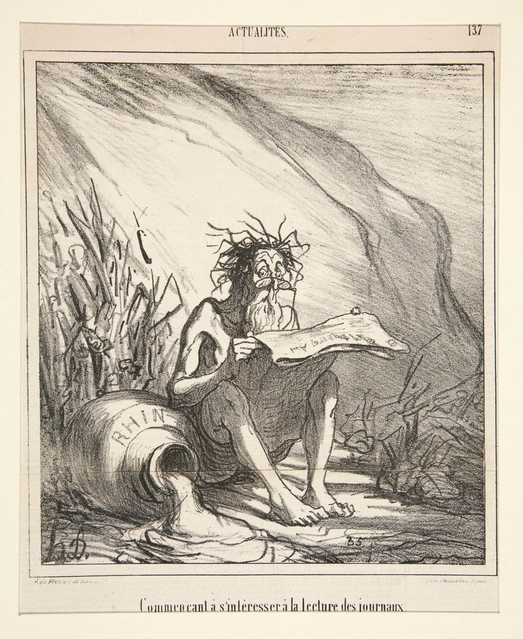Commencant a s autorstwa Honoré Daumier