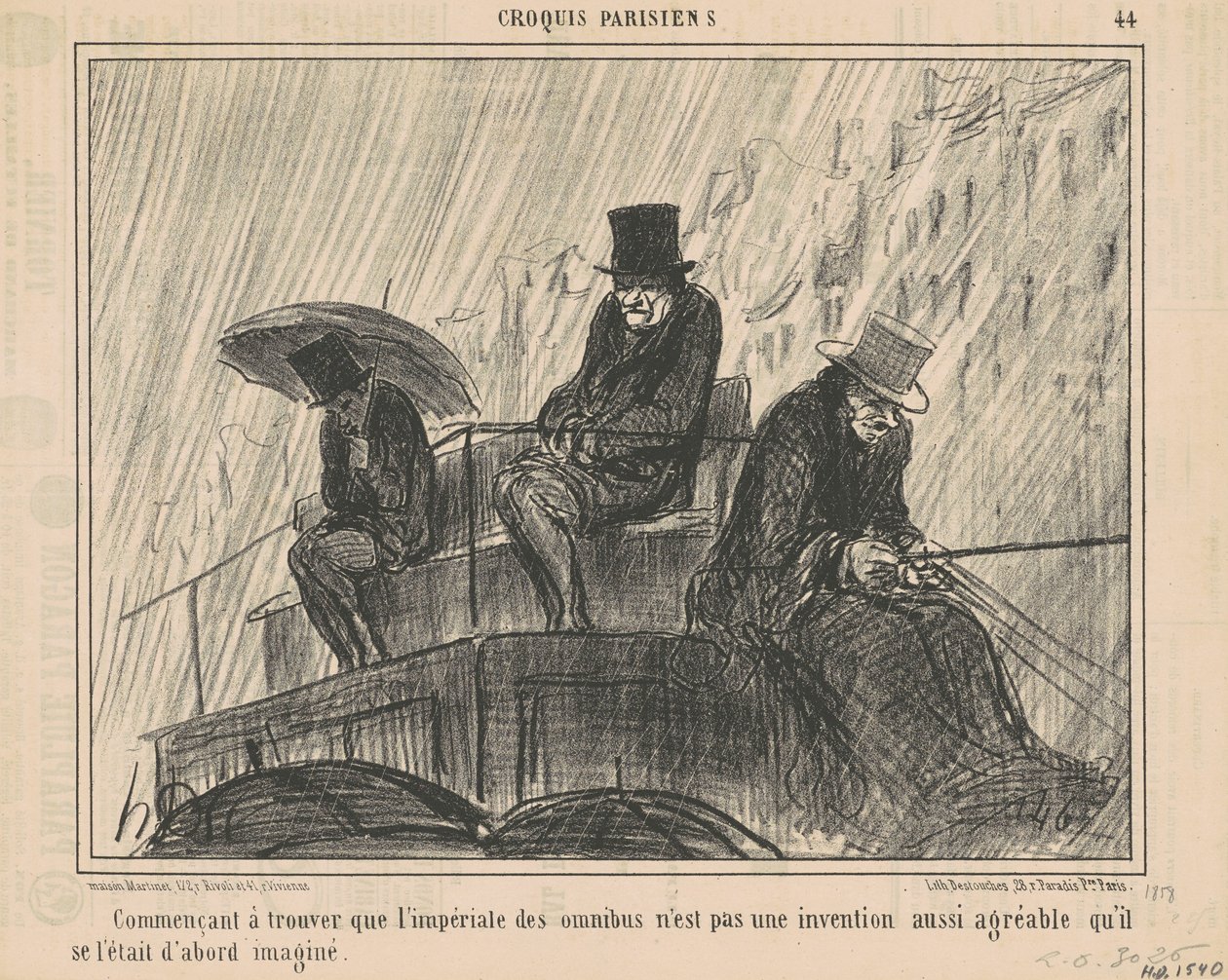 Zaczynam odkrywać, że cesarski ... autorstwa Honoré Daumier