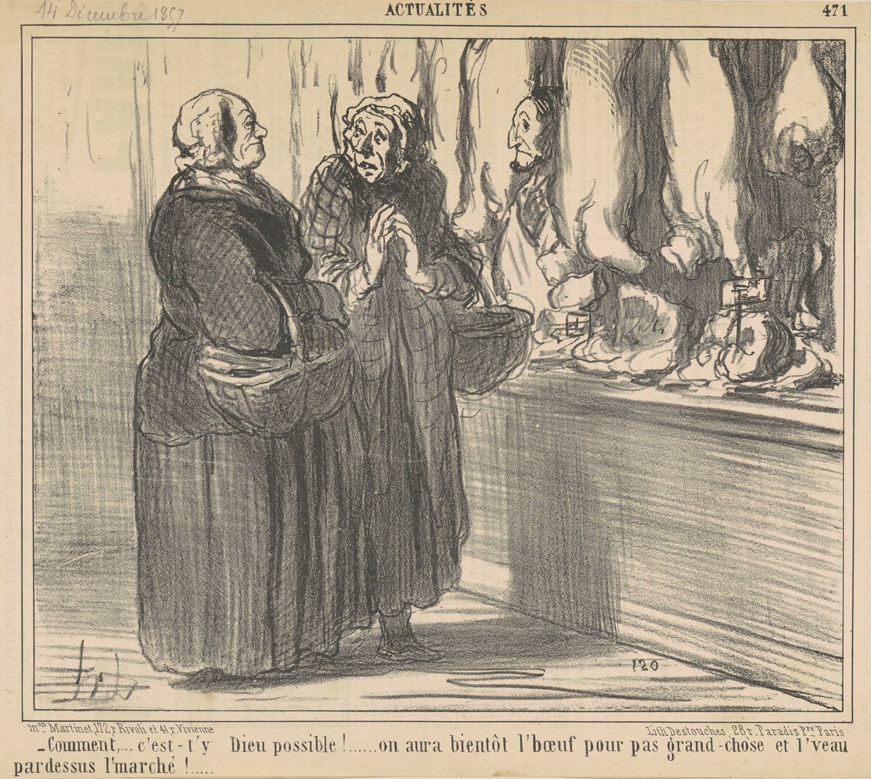 Jak... Bóg jest możliwy! ... autorstwa Honoré Daumier