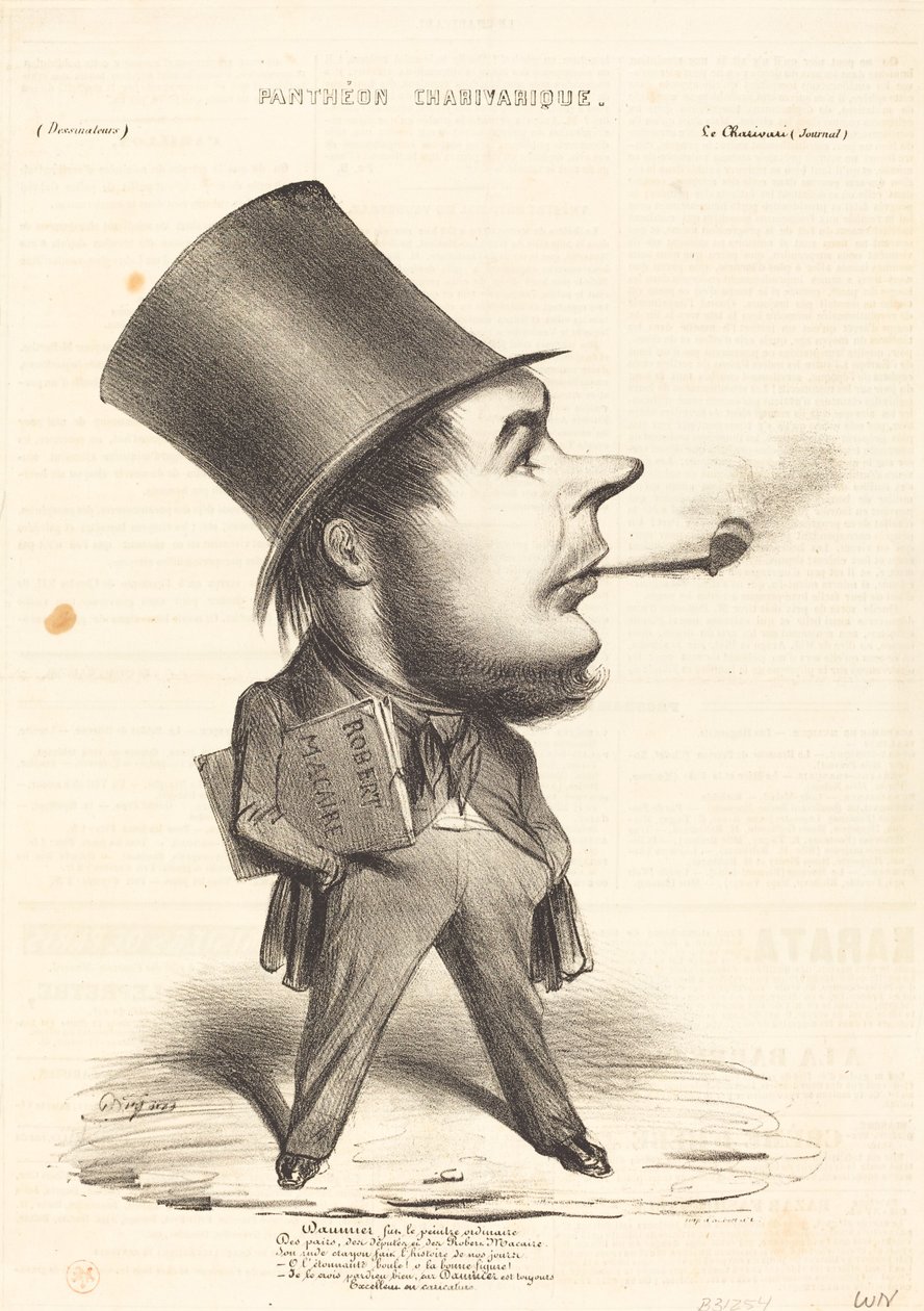 Daumier był zwykłym malarzem... autorstwa Honoré Daumier