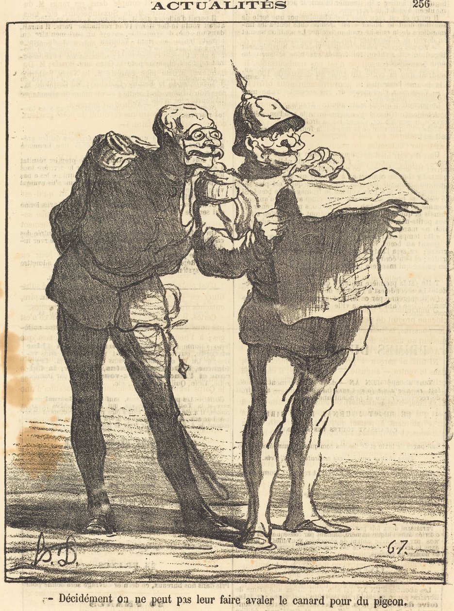 Oczywiście nie możemy... autorstwa Honoré Daumier