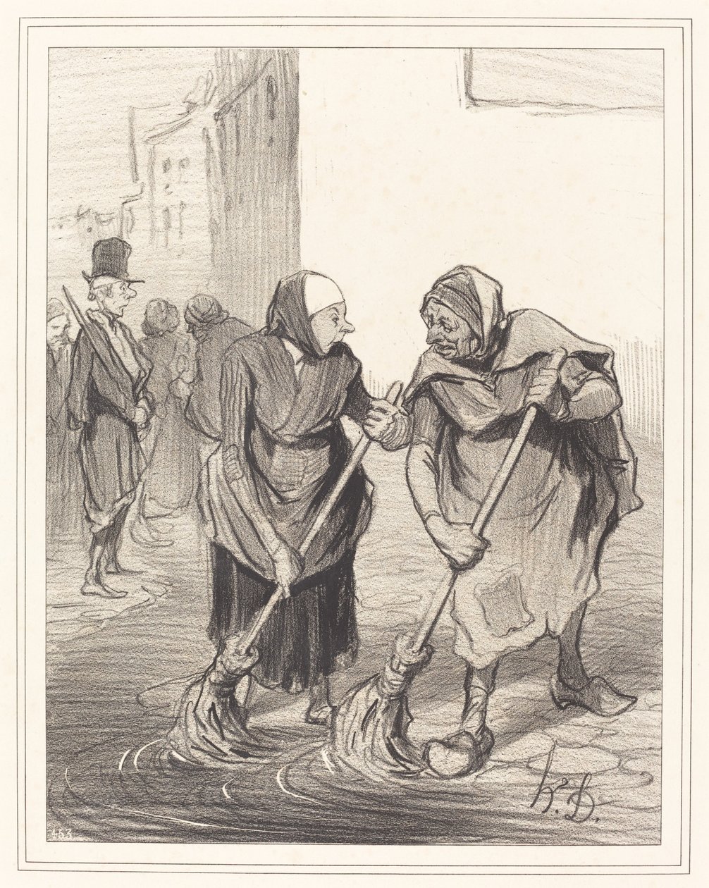 Powiedz, Mame Giboulard... autorstwa Honoré Daumier