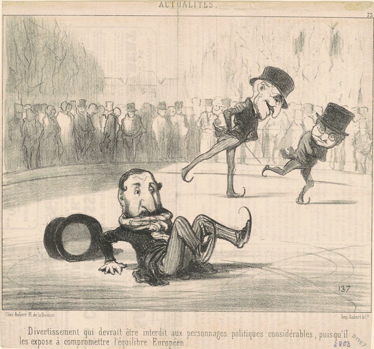 Rozrywka, która powinna być zakazana... autorstwa Honoré Daumier