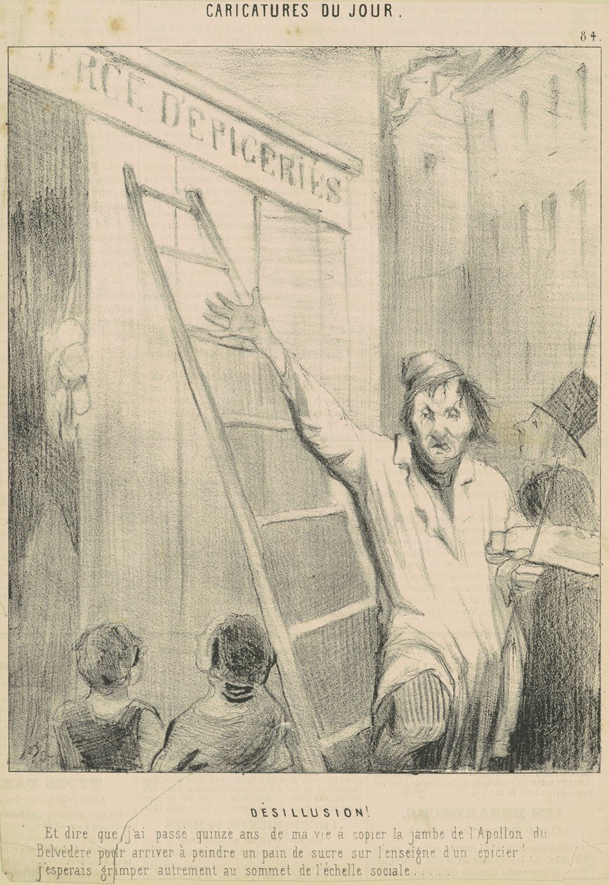 Rozczarowanie! autorstwa Honoré Daumier