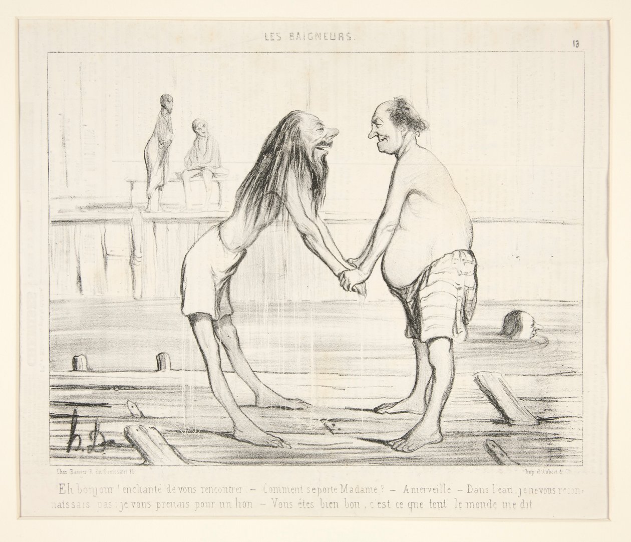 Hej cześć! miło mi cię poznać autorstwa Honoré Daumier