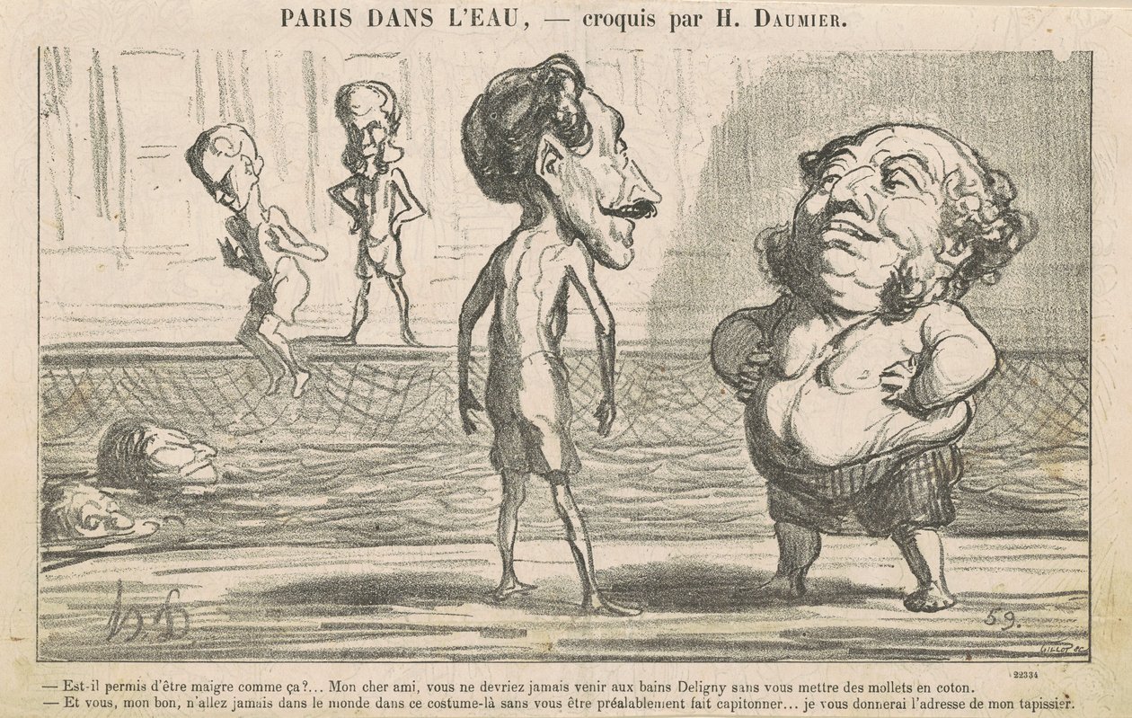 Czy można być tak chudym! ... autorstwa Honoré Daumier