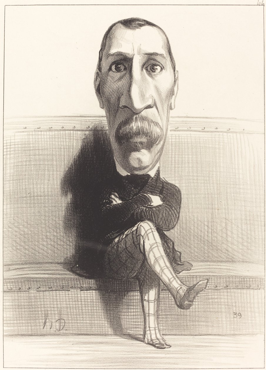 Nas. Izydor Buvignier autorstwa Honoré Daumier