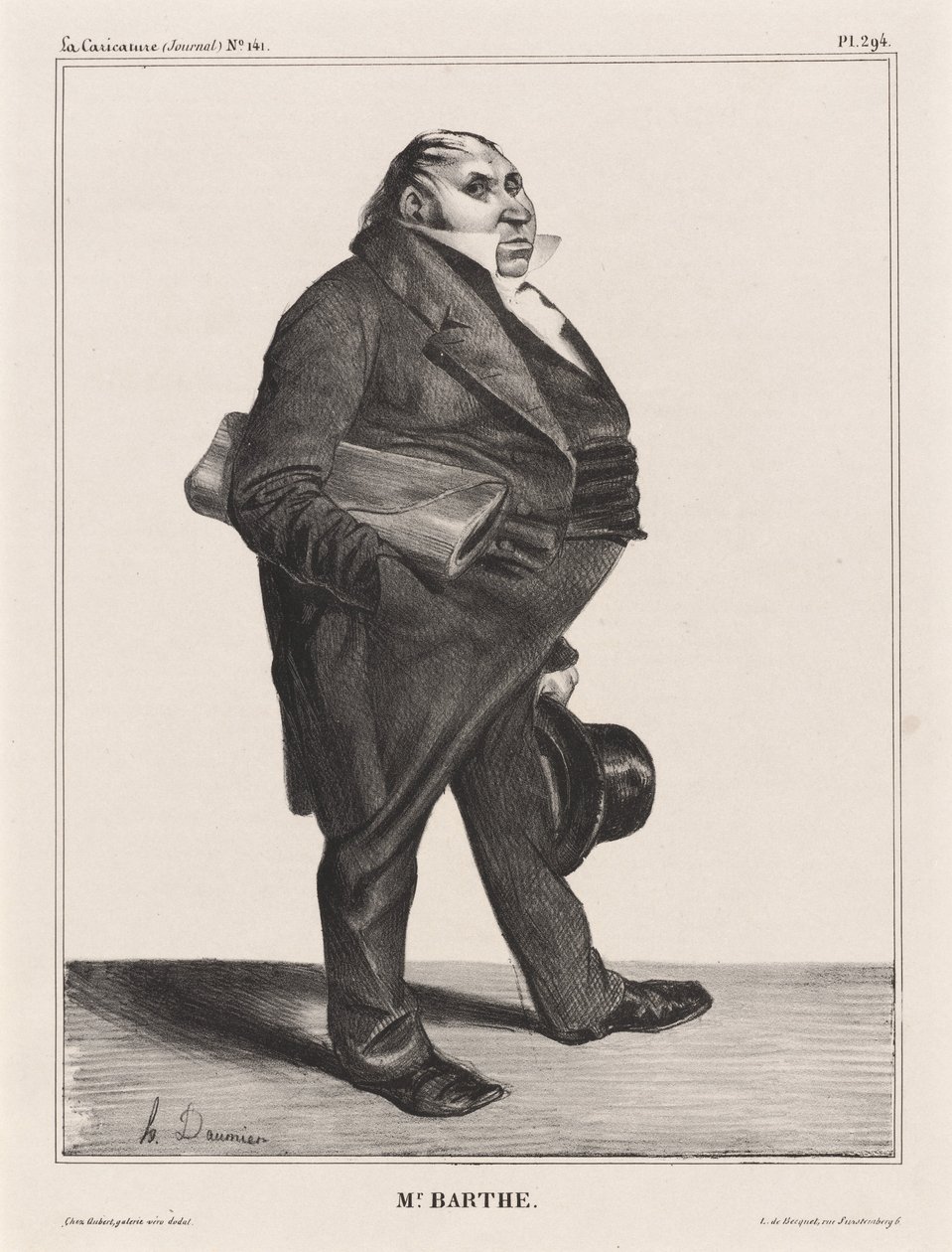 Feliks Barthe autorstwa Honoré Daumier