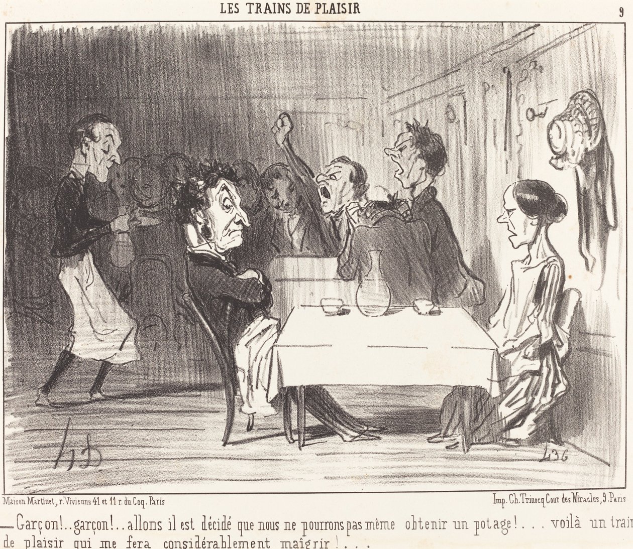 Chłopcze!... chłopcze!... chodźmy, postanowione... autorstwa Honoré Daumier