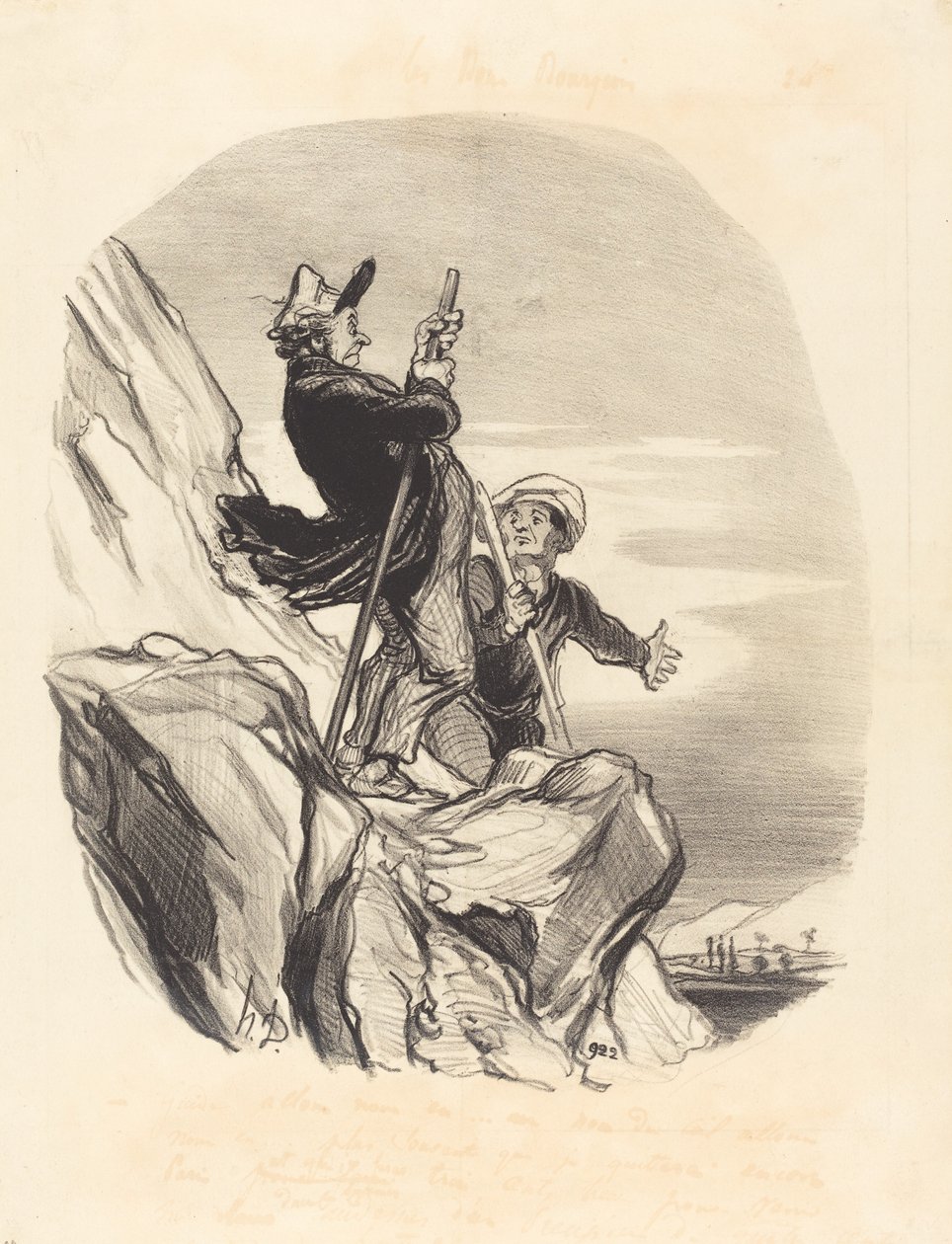 Przewodniku, chodźmy... w imię nieba... autorstwa Honoré Daumier