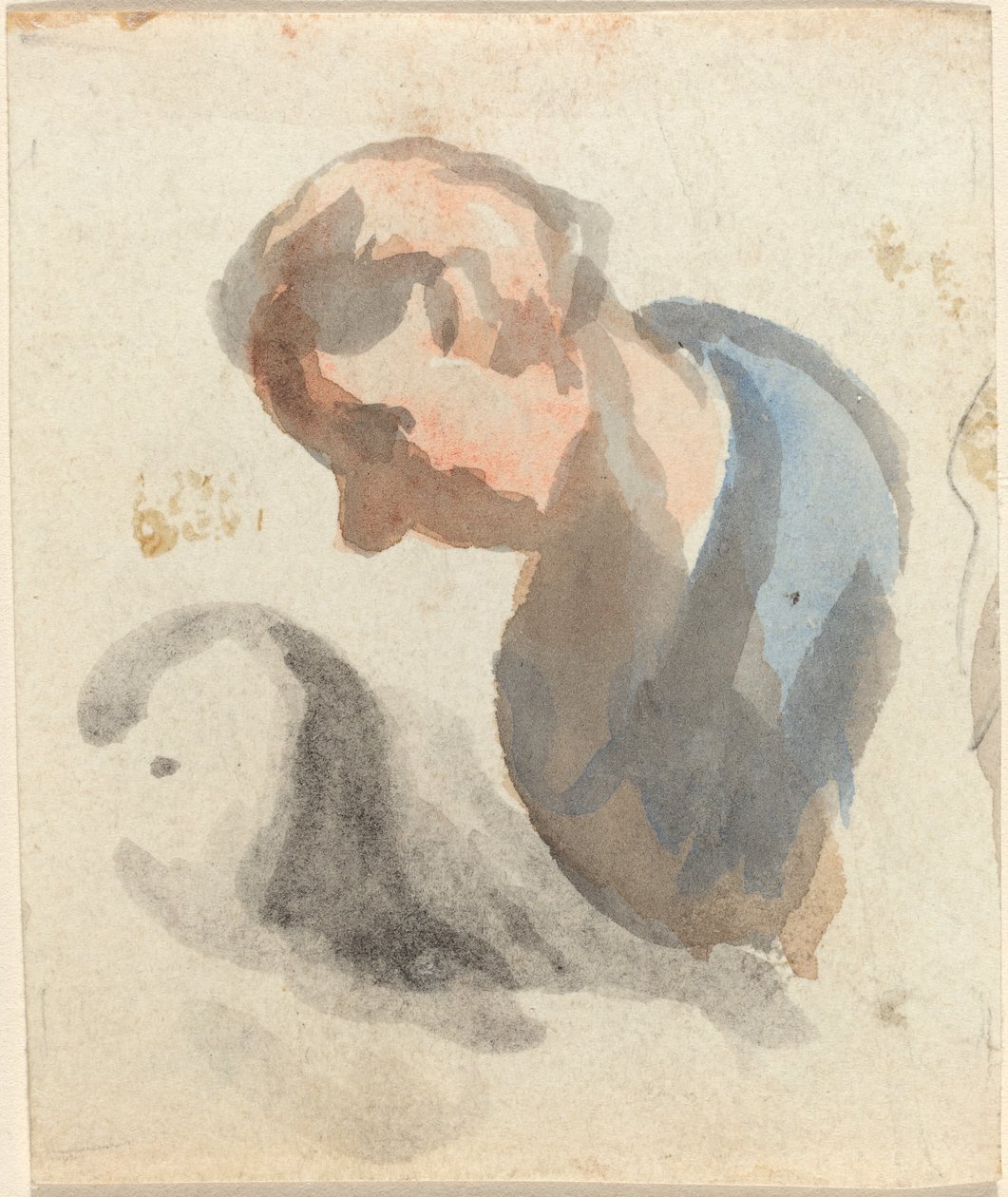 Głowa mężczyzny autorstwa Honoré Daumier