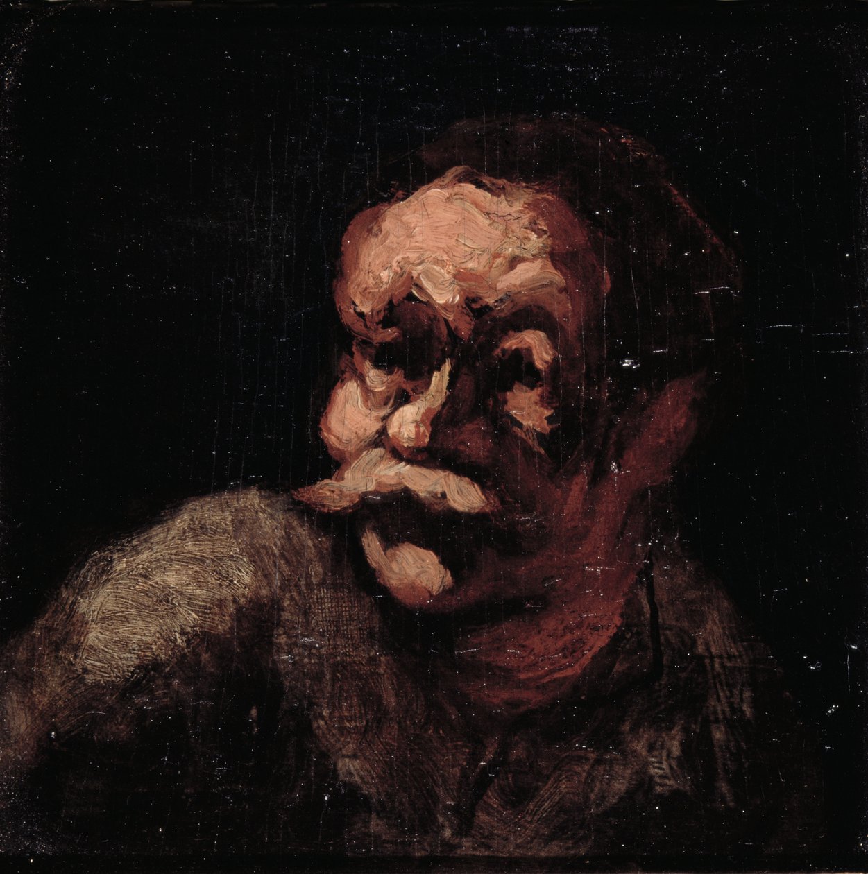 Głowa mężczyzny autorstwa Honoré Daumier