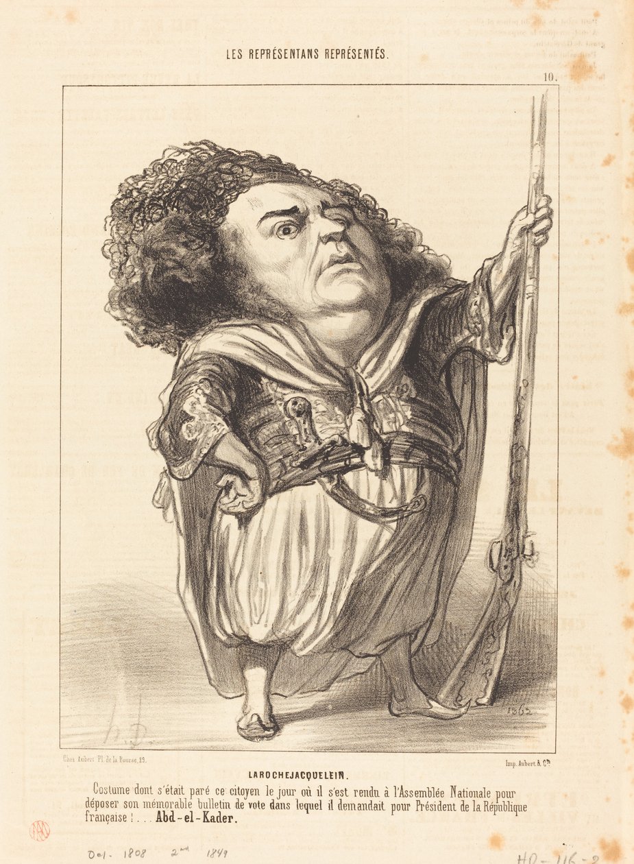 Henri de Larochejacquelein autorstwa Honoré Daumier