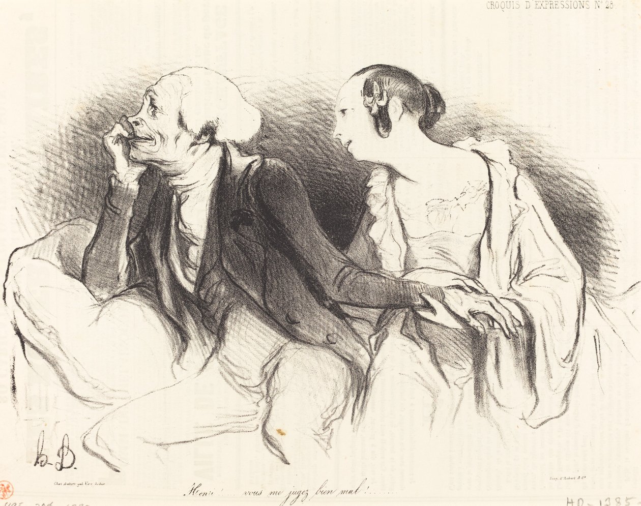 Henri!... bardzo źle mnie oceniasz!... autorstwa Honoré Daumier