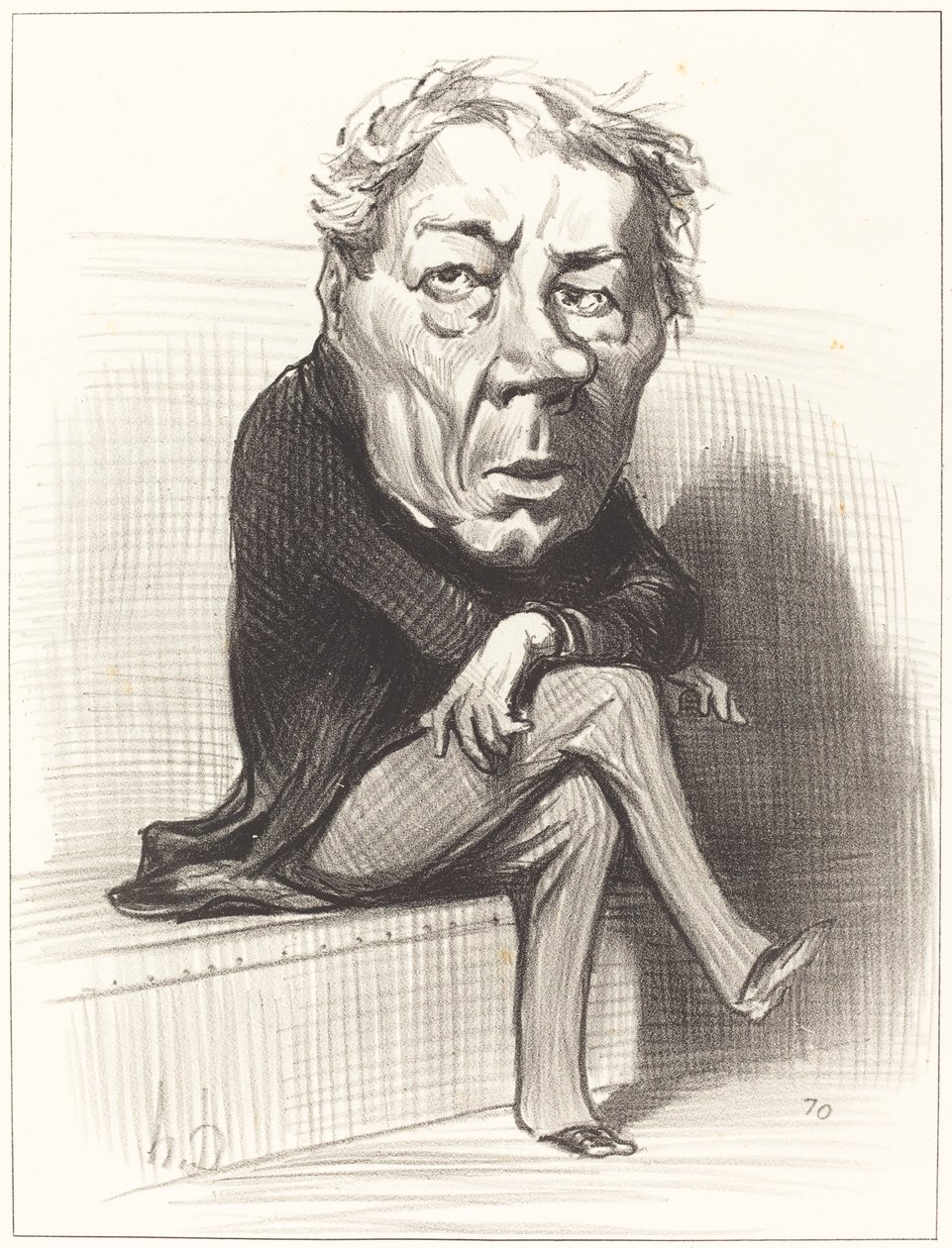 J. Marie Joseph Deville autorstwa Honoré Daumier