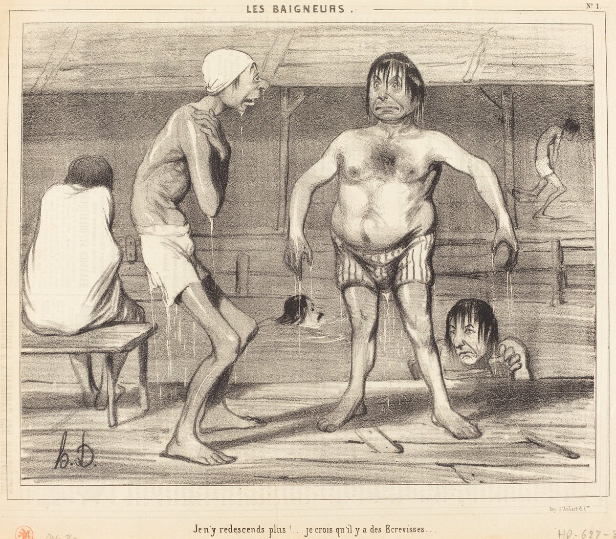 Już tam nie wrócę!... Chyba... autorstwa Honoré Daumier