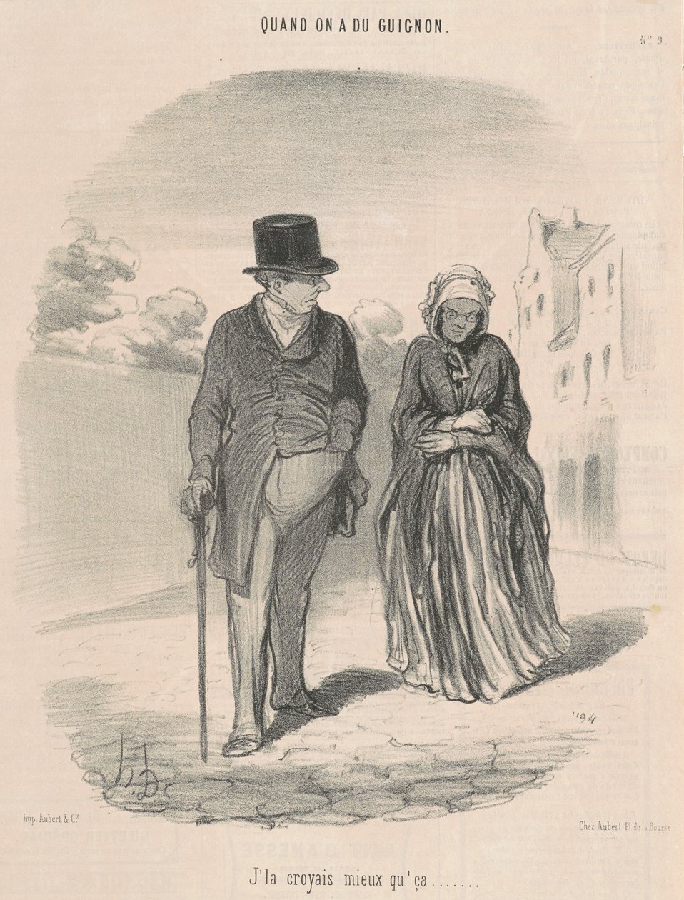 Myślałem, że to lepsze niż to... autorstwa Honoré Daumier
