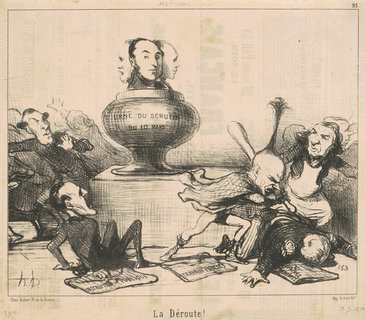Ta trasa! autorstwa Honoré Daumier