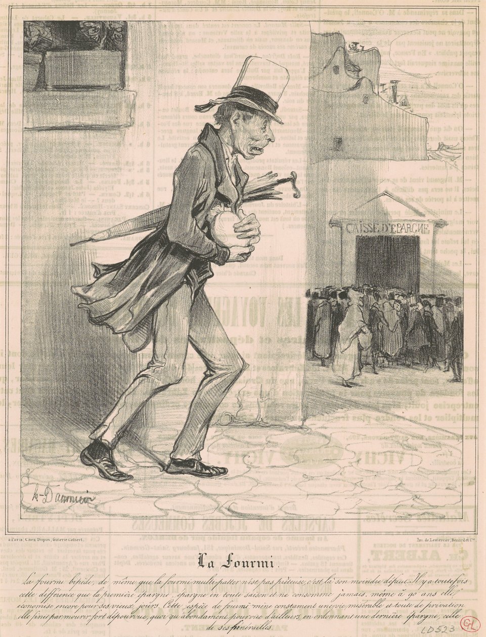 Mrówka autorstwa Honoré Daumier