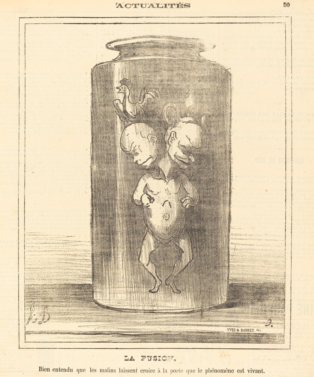 Połączenie autorstwa Honoré Daumier