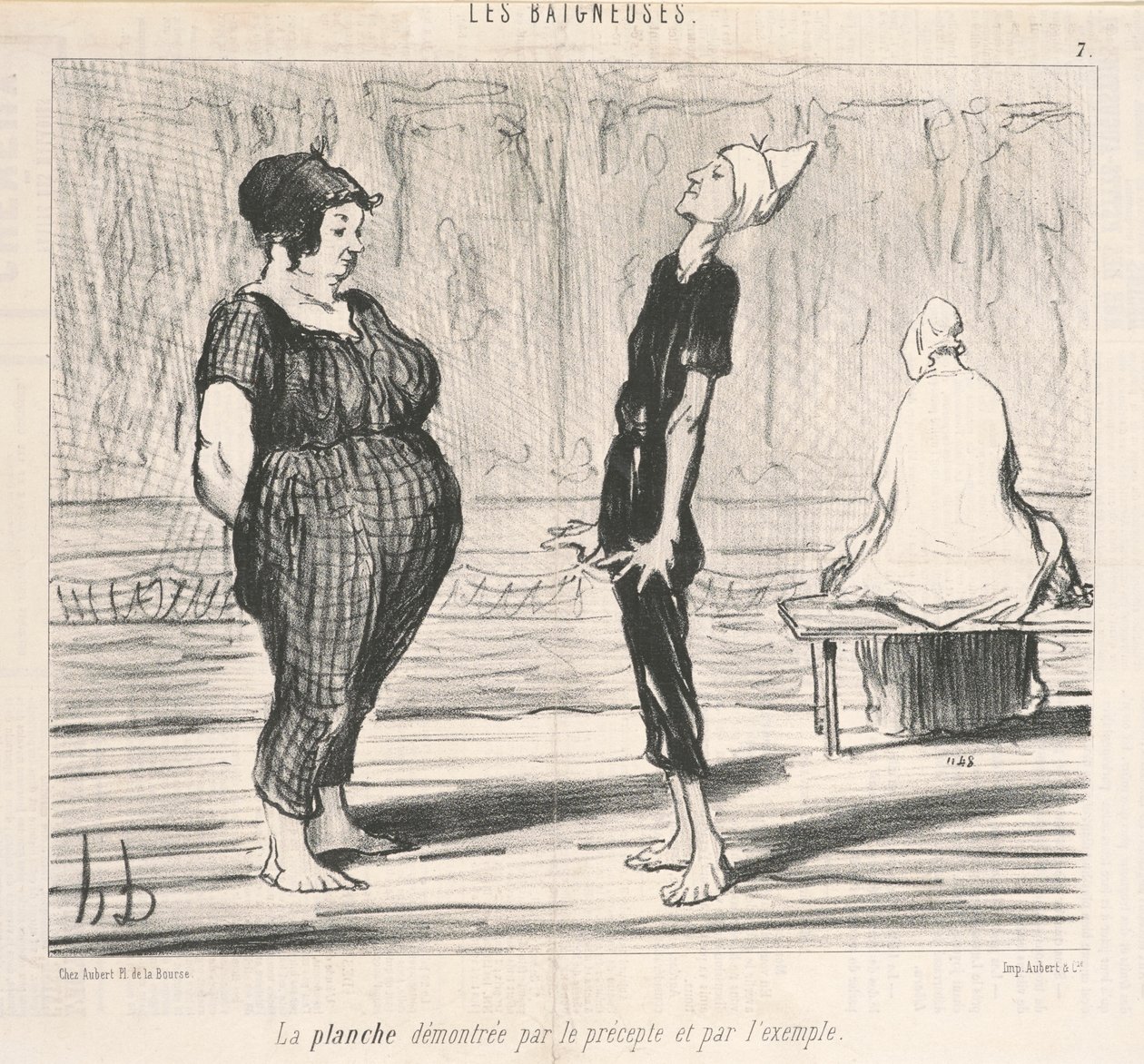 Tablica zademonstrowana przez nakaz... autorstwa Honoré Daumier