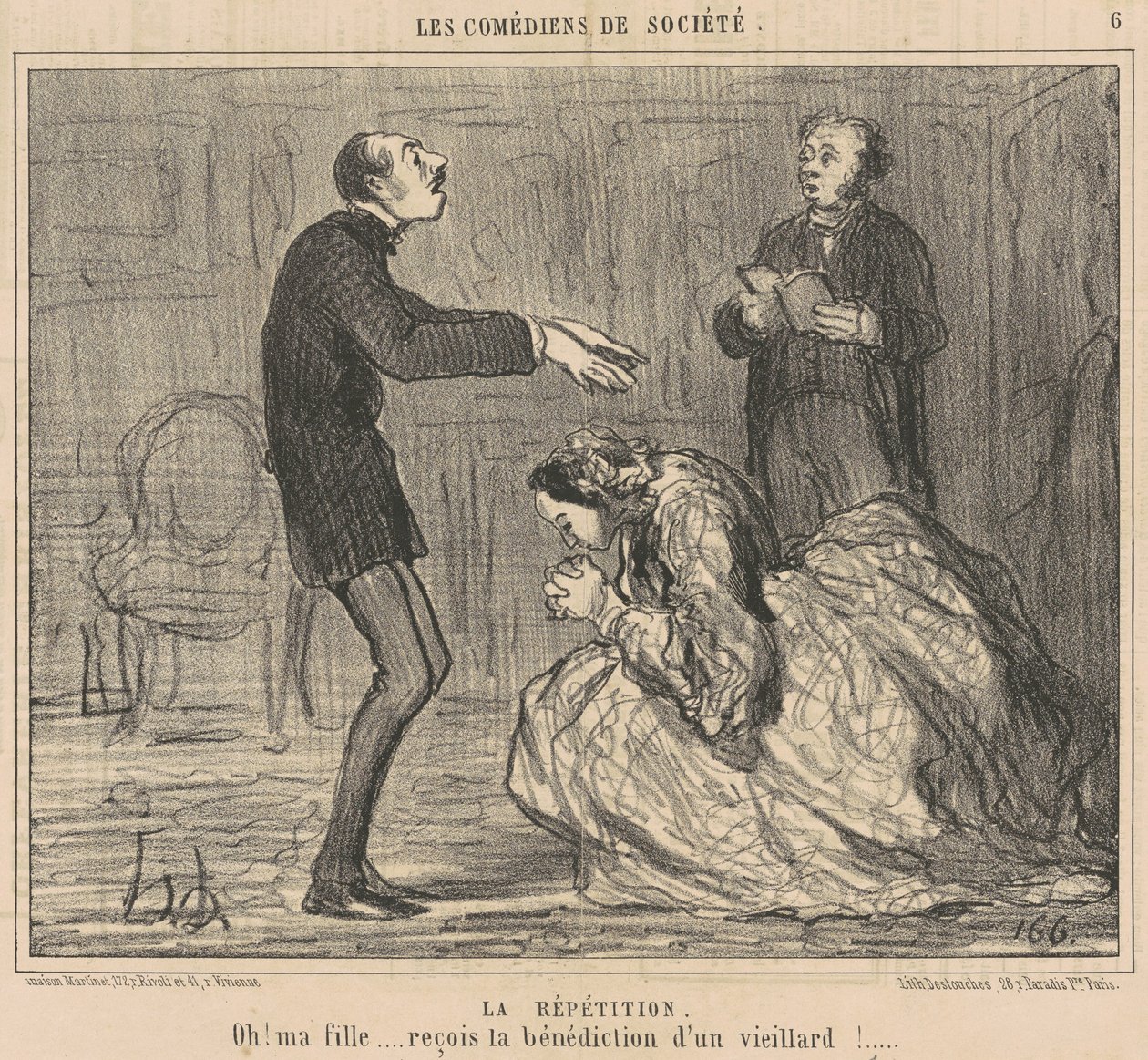Powtórzenie autorstwa Honoré Daumier