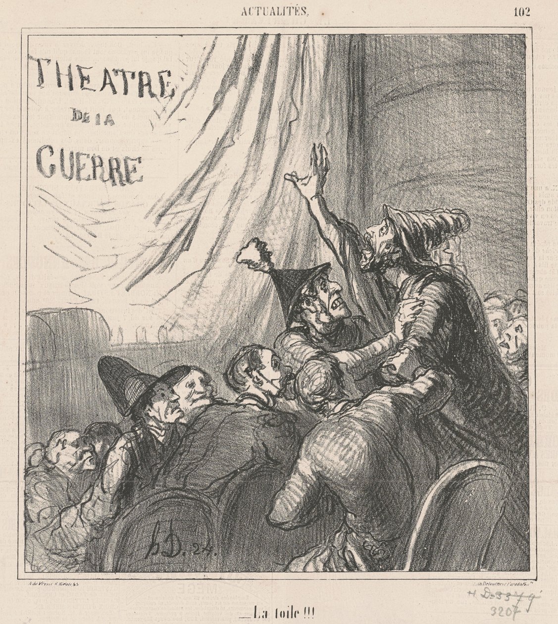 Sieć!!! autorstwa Honoré Daumier