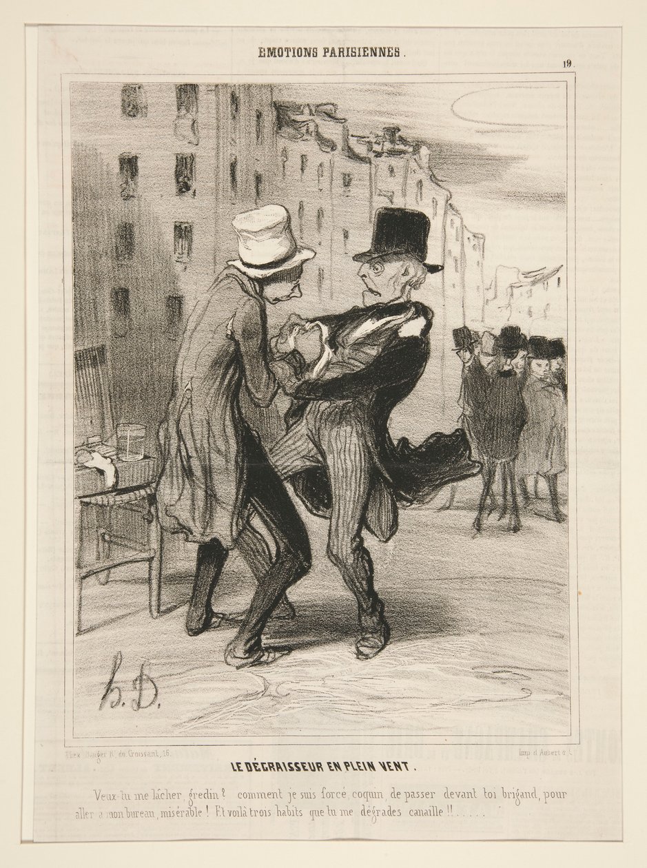 Odtłuszczacz na świeżym powietrzu autorstwa Honoré Daumier